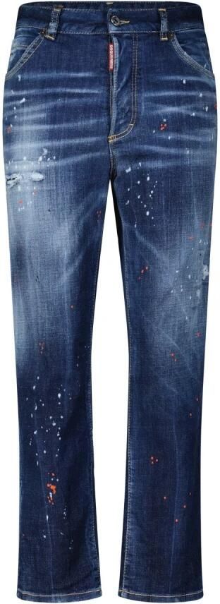Dsquared2 Vintage Boston Jeans met Unieke Gebruikte Look Blue Dames - Foto 8