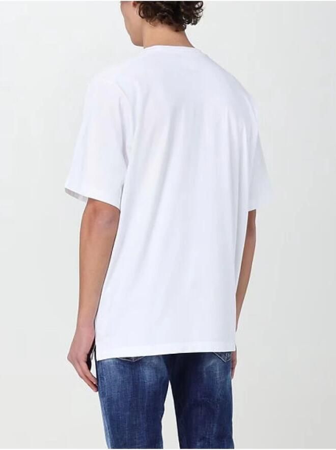 Dsquared2 Slouch Fit T-shirt met Contrasterend Logo White Heren - Foto 2