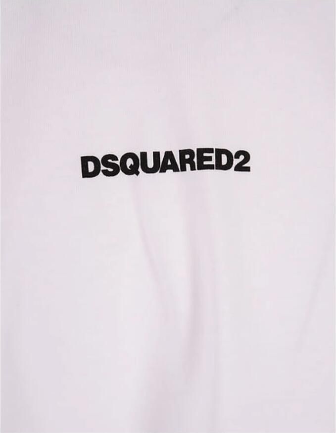 Dsquared2 Slouch Fit T-shirt met Contrasterend Logo White Heren - Foto 1