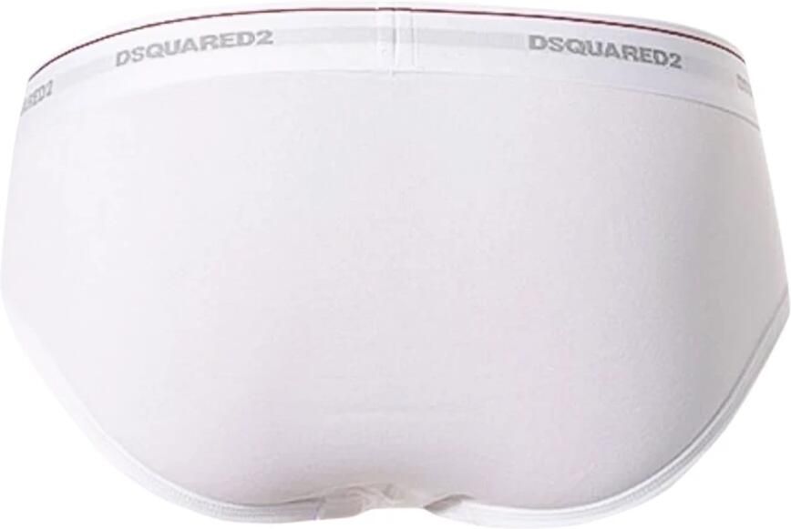 Dsquared2 Logo Driedelige Set Katoenen Slips S White Heren - Foto 4