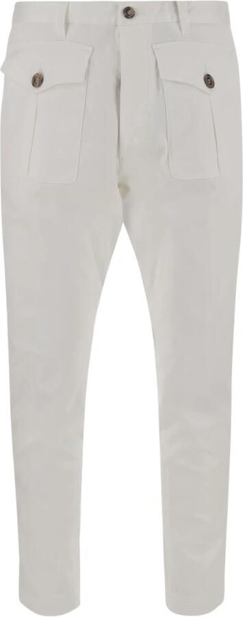 Dsquared2 Stoffen broek met knoop- en ritssluiting - Foto 2