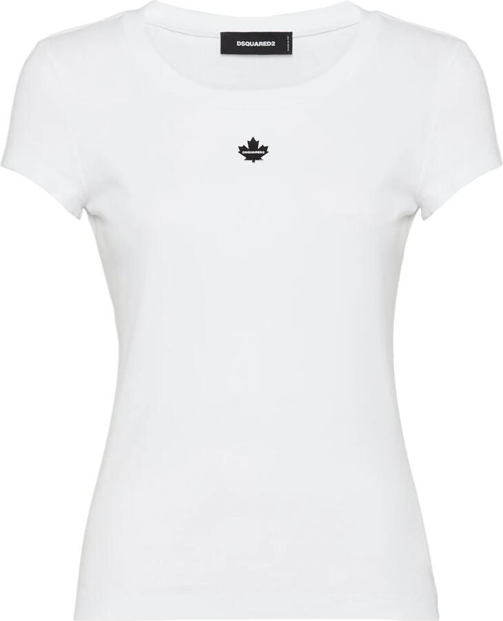 Dsquared2 Witte T-shirt voor mannen White Dames