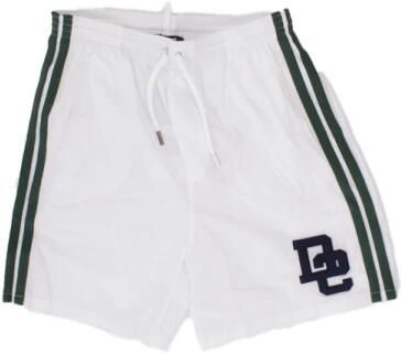 Dsquared2 Witte Zee Kleding Logo Zwemkleding White Heren