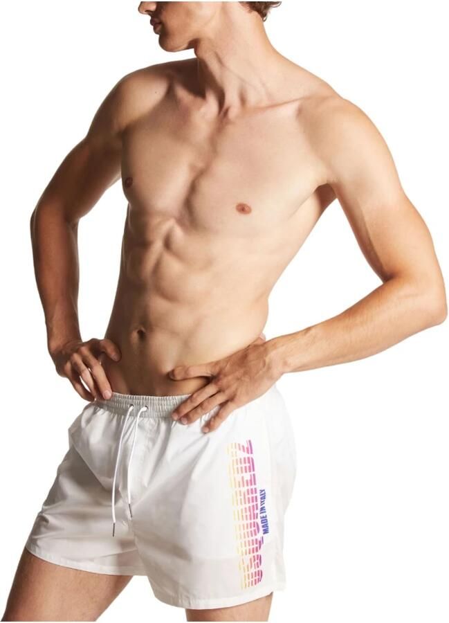 Dsquared2 Witte Zwemkleding D7B645660 White Heren