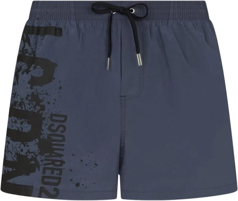 Dsquared2 Zee Kleding Boxer Midi Blue Heren