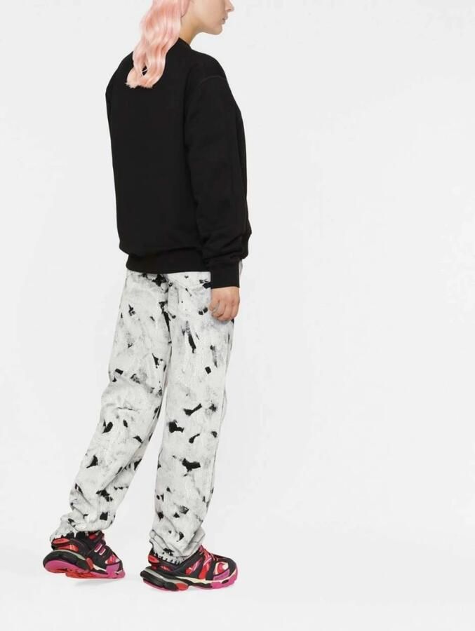 Dsquared2 Zwarte katoenen sweatshirt met Milano-print Black Heren - Foto 5