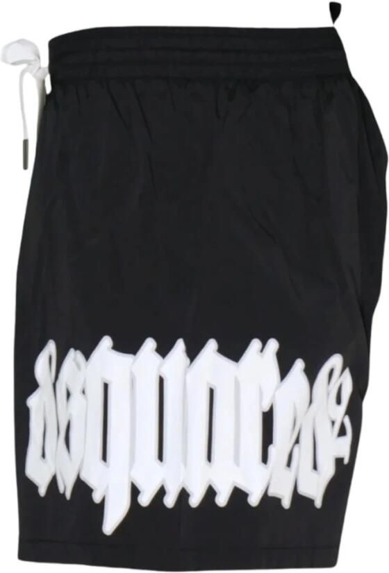 Dsquared2 Zwart Zeekleding Boxer Midi Black Heren - Foto 3