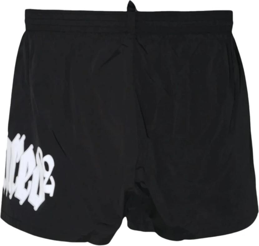Dsquared2 Zwart Zeekleding Boxer Midi Black Heren - Foto 2