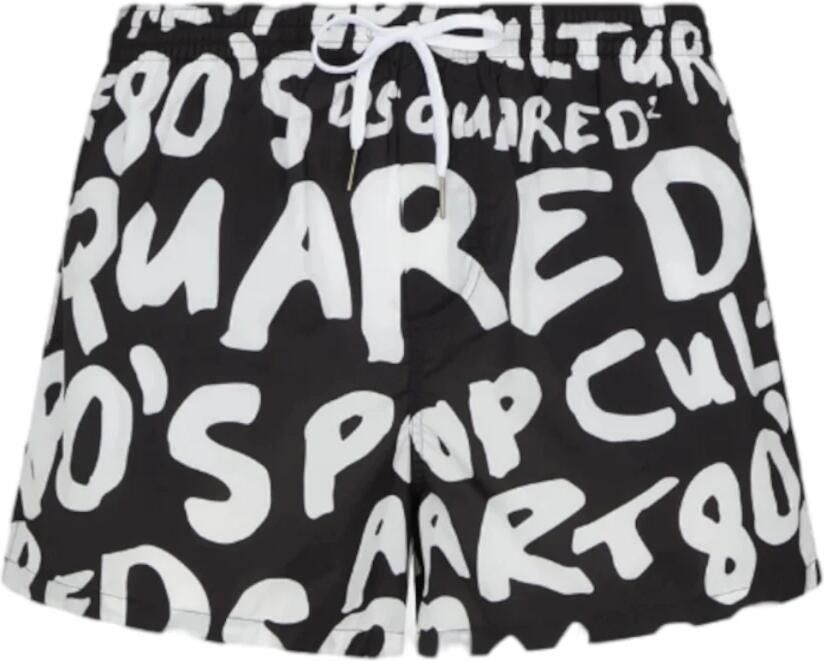 Dsquared2 Zwarte Sea Kleding Boxer Midi Multicolor Heren - Foto 3