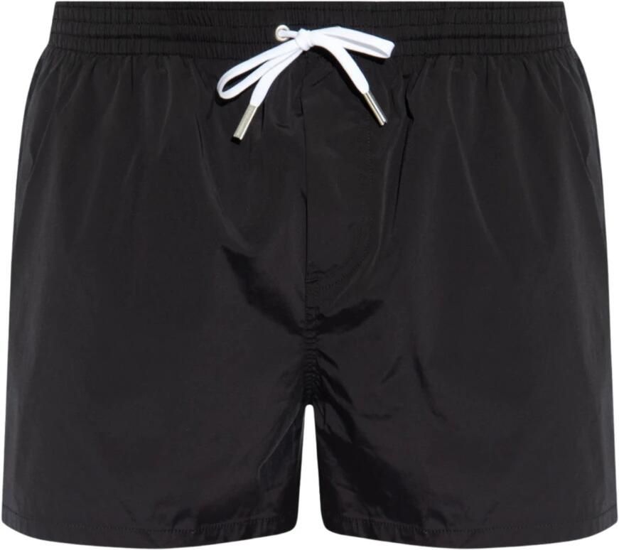 Dsquared2 Logo-Puller Zwembroek Black Heren - Foto 4