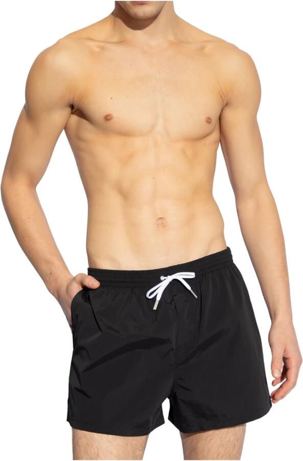 Dsquared2 Logo-Puller Zwembroek Black Heren - Foto 2
