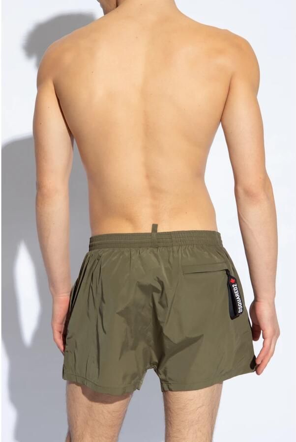 Dsquared2 Militair Groene Zwembroek Green Heren - Foto 2