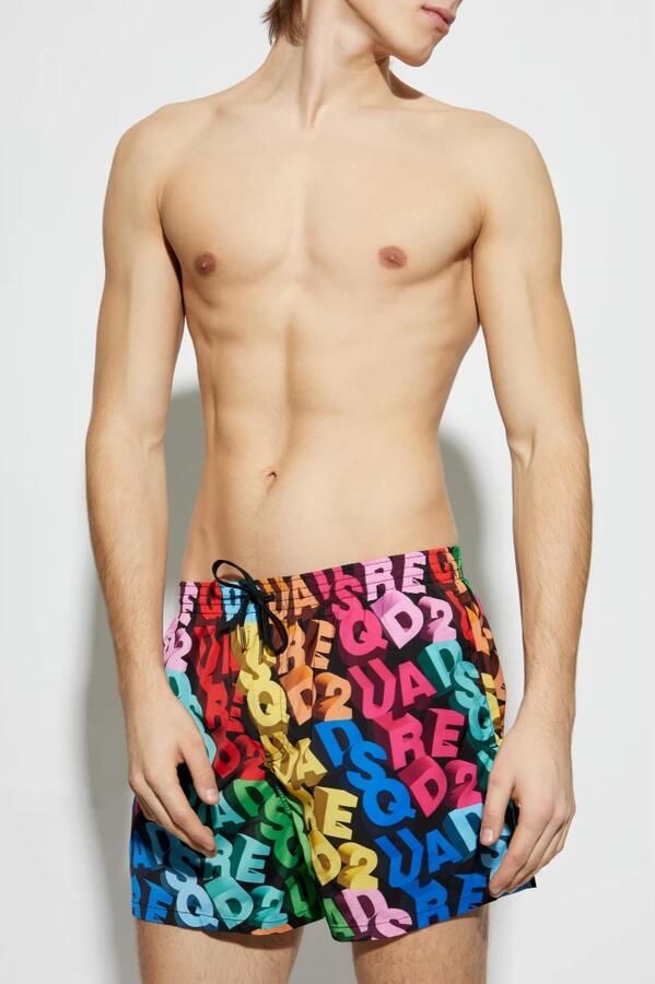 Dsquared2 Zwembroek met logo Multicolor Heren - Foto 2