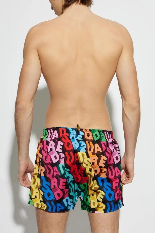 Dsquared2 Zwembroek met logo Multicolor Heren - Foto 3