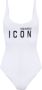 Dsquared2 Witte Logo Eendelig Badpak White Dames - Thumbnail 1