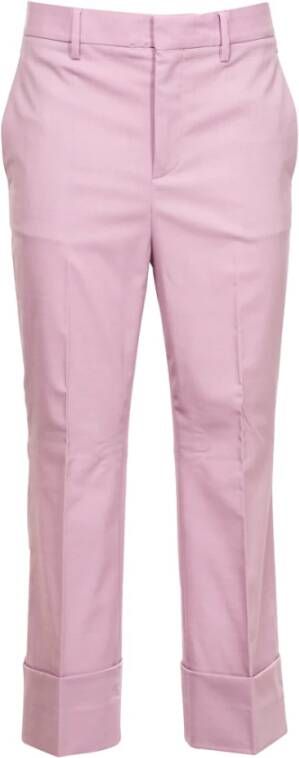 Dsquared2 Elegante Chinos voor Vrouwen Pantalone Roze Dames