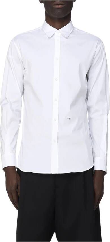 Dsquared2 Elegante Formele Overhemd Upgrade White Heren