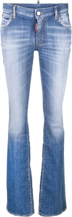 Dsquared2 Flared Jeans 470 Blauw Dames