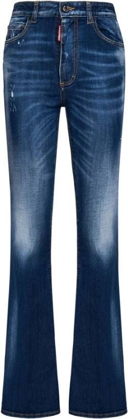 Dsquared2 Blauwe Ss23 Dames Jeans Blauw Dames
