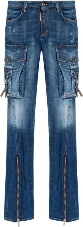 Dsquared2 Blauwe Jeans voor Dames Aw23 Blue Dames