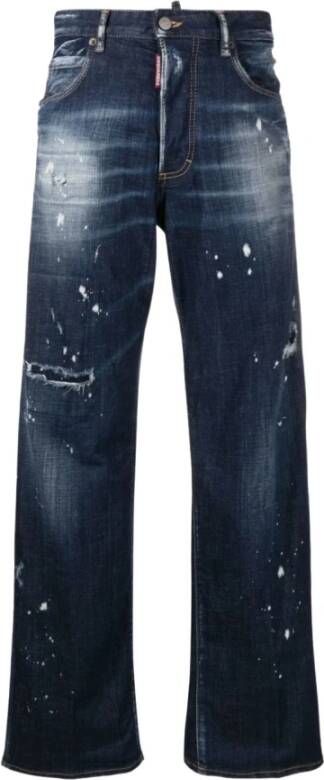Dsquared2 Flared Jeans voor vrouwen Stijl #470 Blauw Dames