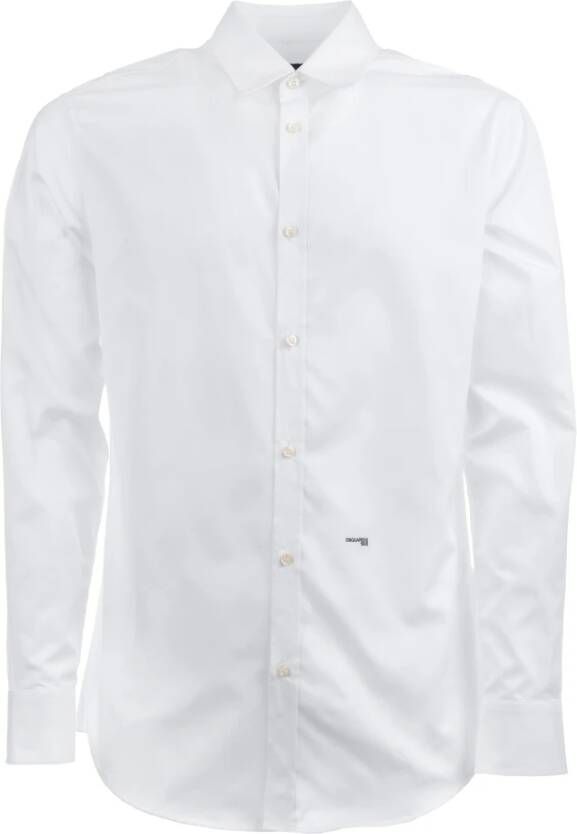 Dsquared2 Camicia Art Overhemd 100% Katoen White Heren