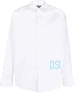 Dsquared2 Formal Shirts Wit Heren