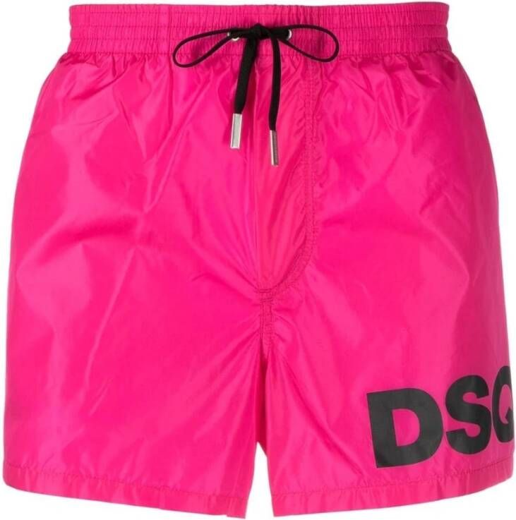 Dsquared2 Hoogwaardige strandzwemkleding voor heren Pink Heren