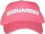 Dsquared2 Geborduurde Roze Baseballpet Roze Dames - Thumbnail 1