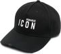 Dsquared2 Gedrukte Logo Pet Verhoog je Streetwear Stijl Black Heren - Thumbnail 3