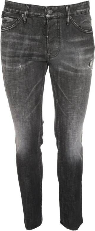 Dsquared2 Gekijkte slanke jeans Grijs Heren