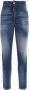 Dsquared2 Gesneden Twiggy Jeans Blauw Dames - Thumbnail 1