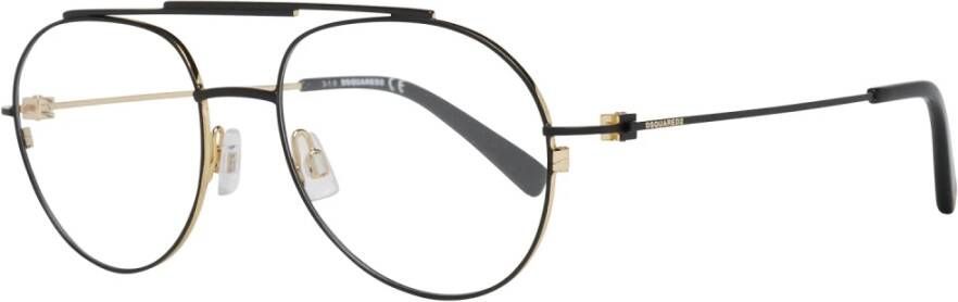Dsquared2 Zwarte Optische Brillen Klassieke Stijl Black