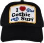 Dsquared2 Gothic Surf Geborduurde Pet Zwart Heren - Thumbnail 1
