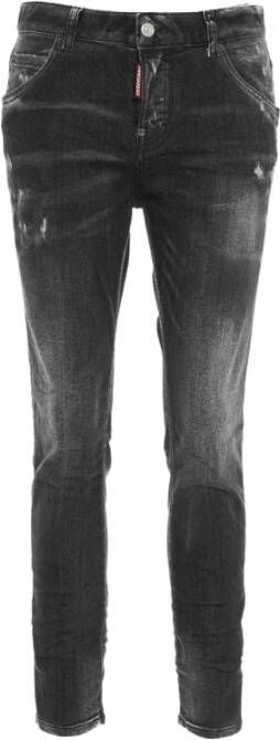 Dsquared2 Grijze Slim-Fit Jeans voor Vrouwen Grijs Dames