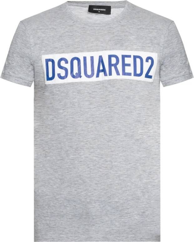 Dsquared2 Grijze T-shirt voor Heren met getailleerde pasvorm Gray Heren
