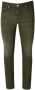 Dsquared2 Groene Skater Jeans Slim Fit Opvallende Kleurspetters Green Heren - Thumbnail 1