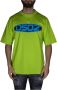 Dsquared2 Groene Ovale Logo T-Shirt Stijlvolle Upgrade voor Heren Groen Heren - Thumbnail 1