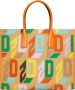 Dsquared2 Shoppers Shopper Canvas Monogram Embroidery in meerkleurig - Thumbnail 2