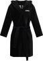 Dsquared2 Luxe Terry-Cloth Hooded Katoenen Badjas Black Heren - Thumbnail 1