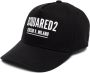 Dsquared2 Zwarte Katoenen Baseballpet met Logo Print Black Heren - Thumbnail 3