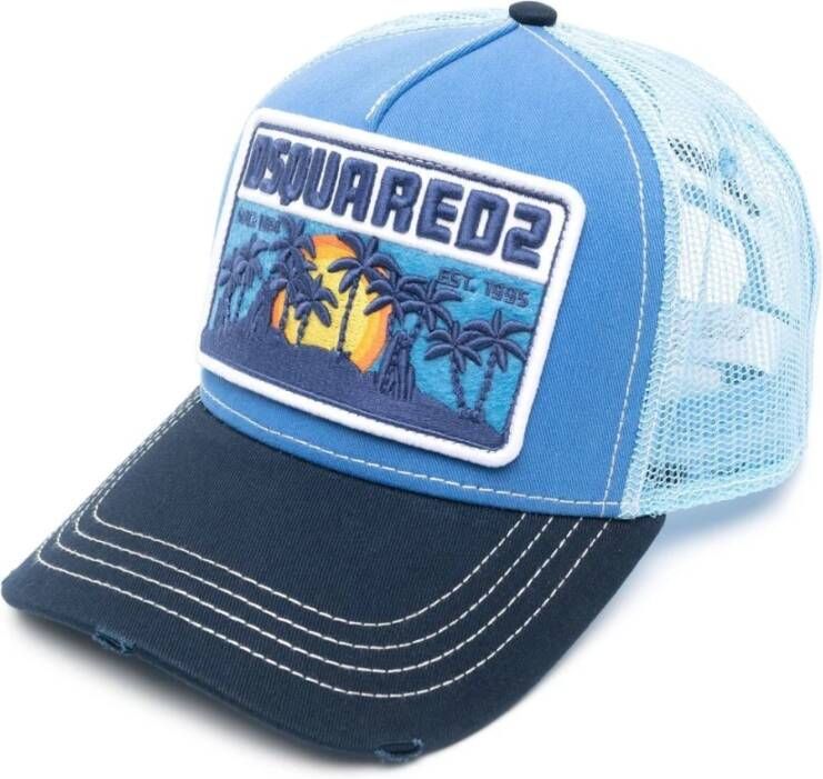 Dsquared2 Hats Clear Blue Blauw Heren