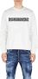 Dsquared2 Heren Katoenen Ronde Hals Sweatshirt White Heren - Thumbnail 1