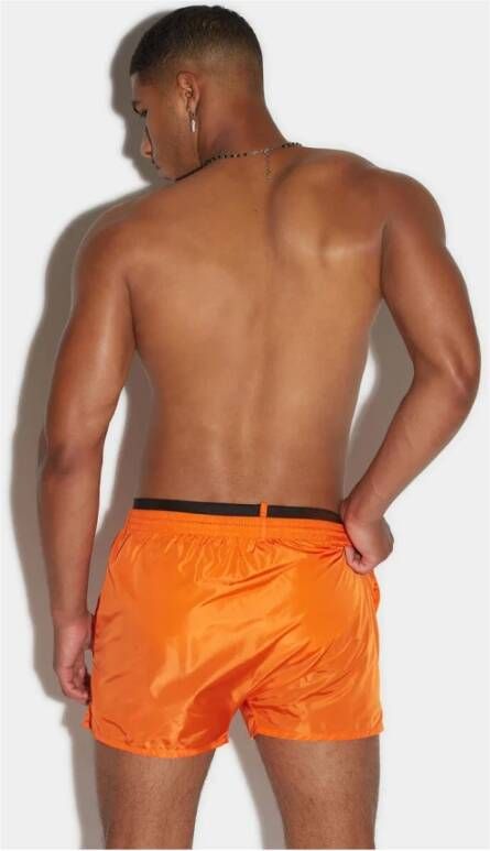 Dsquared2 Heren strandkleding van hoge kwaliteit Oranje Heren