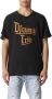 Dsquared2 Katoenen T-shirt met Gaten Tribe Black Heren - Thumbnail 1