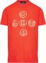 Dsquared2 Heren T-shirt van 100% katoen Italiaanse stijl Rood Heren - Thumbnail 1