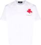 Dsquared2 Bianco Regular Fit T-Shirts White Heren - Thumbnail 1