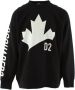 Dsquared2 Iconisch Logo Sweatshirt Upgrade Casual Stijl Black Heren - Thumbnail 1