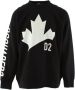 Dsquared2 Iconisch Logo Sweatshirt Upgrade Casual Stijl Black Heren - Thumbnail 3