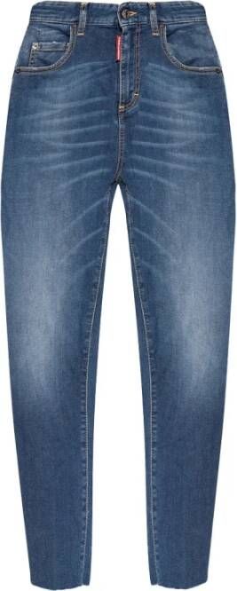 Dsquared2 High Waist Twiggy jeans Blauw Dames
